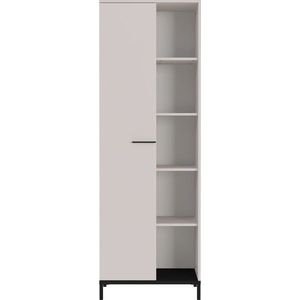 Krémová knihovna 64x190x34 cm Rovigo – Germania obraz