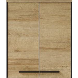 Závěsná koupelnová skříňka v dekoru dubu v přírodní barvě 72x60 cm Quickset 395 – Pelipal obraz