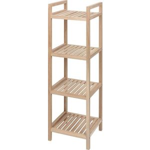 Koupelnový regál v přírodní barvě 35x110 cm Acina – Wenko obraz