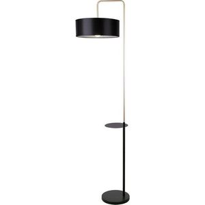 Černá stojací lampa (výška 172 cm) Impact – Candellux Lighting obraz