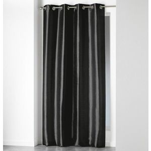 Černý závěs z mikrosaténu 140x240 cm Shana – douceur d'intérieur obraz