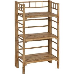 Bambusový regál v přírodní barvě 61x104x34 cm Manali – Ixia obraz