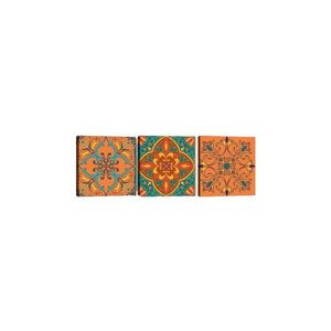 Sada 3 obrazů Tablo Center Mandala Secret obraz