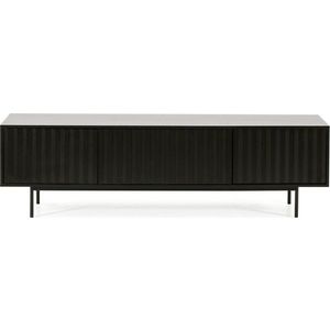 Černý TV stolek 180x52 cm Sierra – Teulat obraz