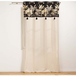 Černo-béžový závěs 140x240 cm Karaba – douceur d'intérieur obraz