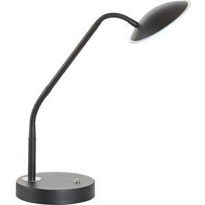 Černá LED stmívatelná stolní lampa se skleněným stínidlem (výška 60 cm) Tallri – Fischer & Honsel obraz