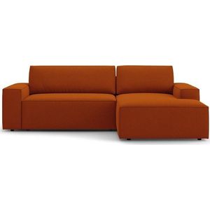 Rozkládací rohová pohovka v cihlové barvě (pravý roh) Jodie – Micadoni Home obraz