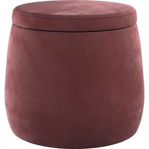 Červený sametový dětský puf Posh Velvet – Yellow Tipi obraz