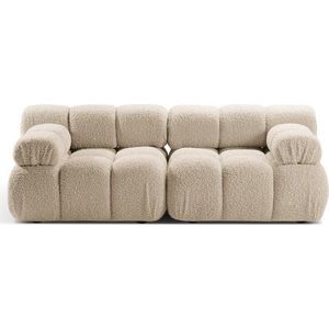 Béžová modulární pohovka z textilie bouclé 188 cm Bellis – Micadoni Home obraz