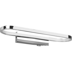 LED nástěnné svítidlo v leskle stříbrné barvě (délka 40 cm) Gianni – Trio obraz