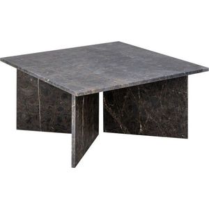 Černý mramorový konferenční stolek 90x90 cm Vega – Actona obraz