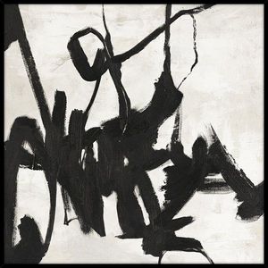 Ručně malovaný obraz 100x100 cm Playblack 1 – Malerifabrikken obraz