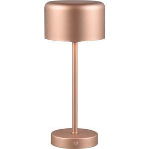LED stmívatelná stolní lampa v měděné barvě (výška 30 cm) Jeff – Trio obraz