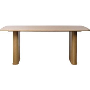 Jídelní stůl s deskou v dubovém dekoru 100x190 cm Nola – Unique Furniture obraz