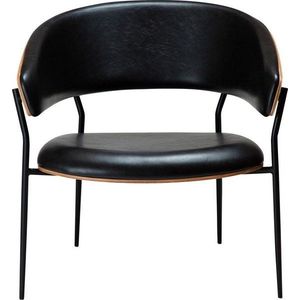 Černé křeslo z imitace kůže Crib – DAN-FORM Denmark obraz