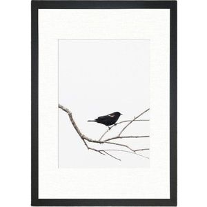 Obraz 24x29 cm Bird on the Branch – Vavien Artwork obraz
