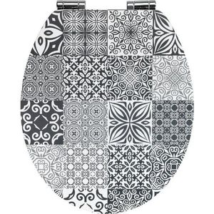WC sedátko z dřevovláknité desky Wenko Portugal, 44 x 37, 5 cm obraz