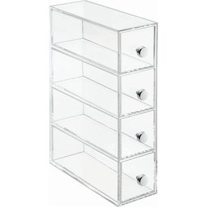 Transparentní úložný box se 4 šuplíky iDesign Tower obraz