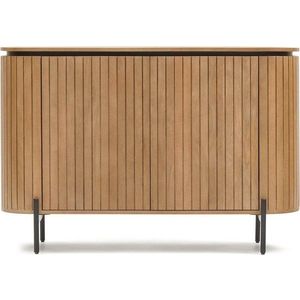 Nízká komoda z mangového dřeva v přírodní barvě 120x80 cm Licia – Kave Home obraz