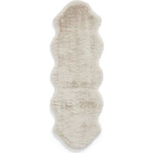 Krémový syntetický běhoun 60x180 cm Super Teddy – Think Rugs obraz