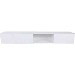 Bílý TV stolek 180x30x25 cm Wagna – Kalune Design obraz