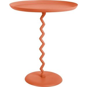 Kovový kulatý odkládací stolek ø 44 cm Zig Zag – Leitmotiv obraz