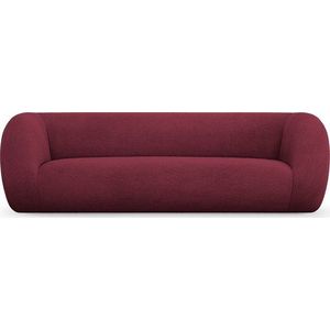 Vínová pohovka z textilie bouclé 230 cm Essen – Cosmopolitan Design obraz