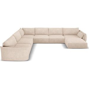 Béžová rohová pohovka (levý roh) Vanda – Mazzini Sofas obraz