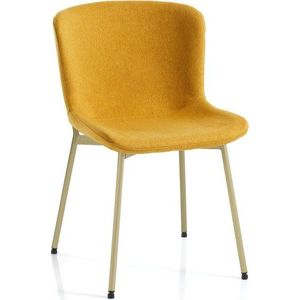 Okrově žluté jídelní židle v sadě 2 ks Snug – Tomasucci obraz