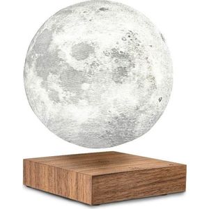 Hnědá LED stolní lampa (výška 14 cm) Moon – Gingko obraz