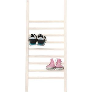 Krémově bílý žebřík na boty Little Nice Things S White, výška 90 cm obraz