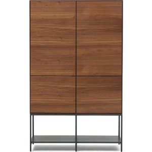 Skříňka v dekoru ořechu v přírodní barvě 97, 5x160 cm Vedrana – Kave Home obraz