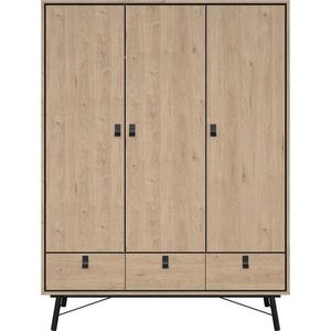 Šatní skříň v dekoru dubu v přírodní barvě 150x200 cm Ry – Tvilum obraz