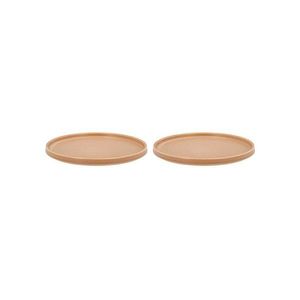 Béžové dezertní porcelánové talíře v sadě 2 ks ø 20.8 cm Fjord - Villa Collection obraz