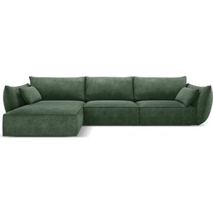 Tmavě zelená rohová pohovka (levý roh) Vanda – Mazzini Sofas obraz
