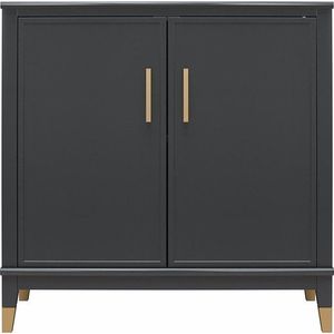 Černá skříňka 84x84 cm Westerleigh – CosmoLiving by Cosmopolitan obraz