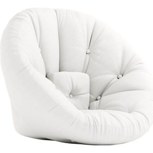 Bílé rozkládací křeslo vhodné do exteriéru Karup Design Design OUT™ Nido White obraz