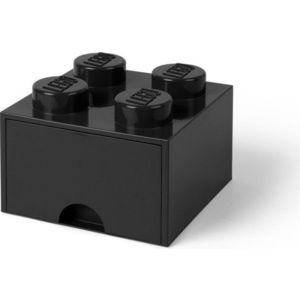 Černý úložný box čtverec LEGO® obraz