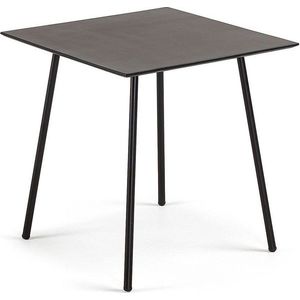 Černý stůl Kave Home Ulrich, 75 x 75 cm obraz