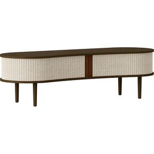 Hnědo-béžový TV stolek v dekoru dubu 140x40 cm Audacious – UMAGE obraz