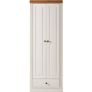 Bílá šatní skříň z borovicového dřeva 65x180 cm Anita – Støraa obraz