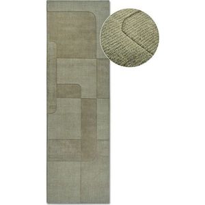 Zelený ručně tkaný vlněný běhoun 80x250 cm Charlotte – Villeroy&Boch obraz