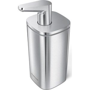 Dávkovač mýdla z nerezové oceli ve stříbrné barvě 295 ml - simplehuman obraz