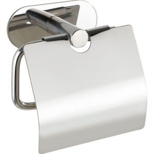 Nerezový držák na toaletní papír bez nutnosti vrtání Wenko Turbo-Loc® Orea Shine Cover obraz