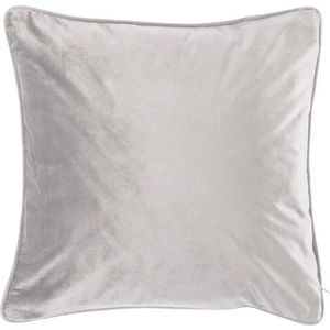 Světle šedý polštář Tiseco Home Studio Velvety, 45 x 45 cm obraz