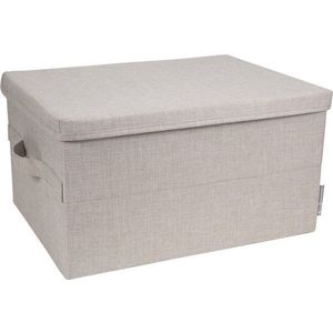 Béžový látkový úložný box s víkem 34x45x25 cm Soft Storage – Bigso Box of Sweden obraz