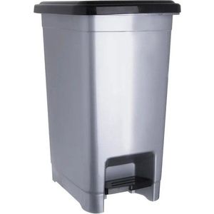 Pedálový plastový odpadkový koš 15 l Slim – Orion obraz