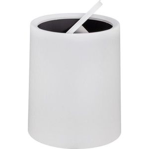 Bílý odpadkový koš Wenko Atri, 6 l obraz