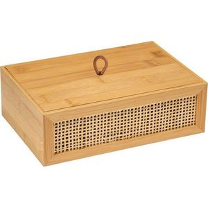 Bambusový koupelnový organizér Wenko Allegre, 22 x 7 cm obraz