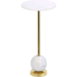 Kovový kulatý odkládací stolek ø 25 cm Salo – House Nordic obraz